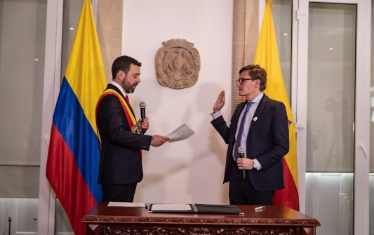 Gustavo Quintero asume el cargo de Secretario de Gobierno en Bogotá