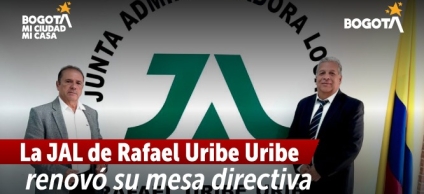 Nueva mesa directiva de la Junta Administradora Local de Rafael Uribe Uribe