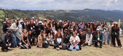 Jóvenes en el cierre de la iniciativa 'Renovarte' en Zipacón