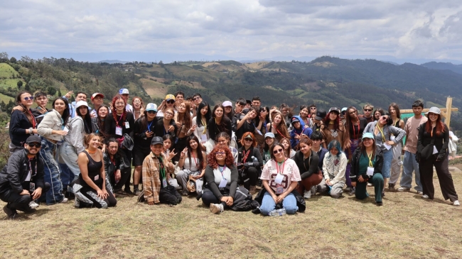 Jóvenes en el cierre de la iniciativa 'Renovarte' en Zipacón