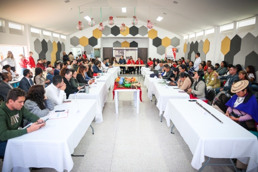 Fotografía de la mesa consultiva indígena 2026