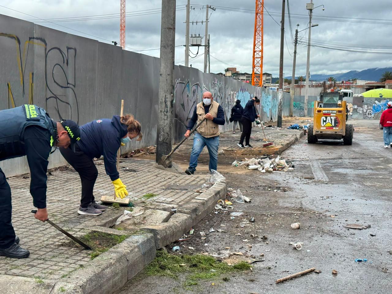 Embellecimiento en el sector de Campo David – San Bernardo