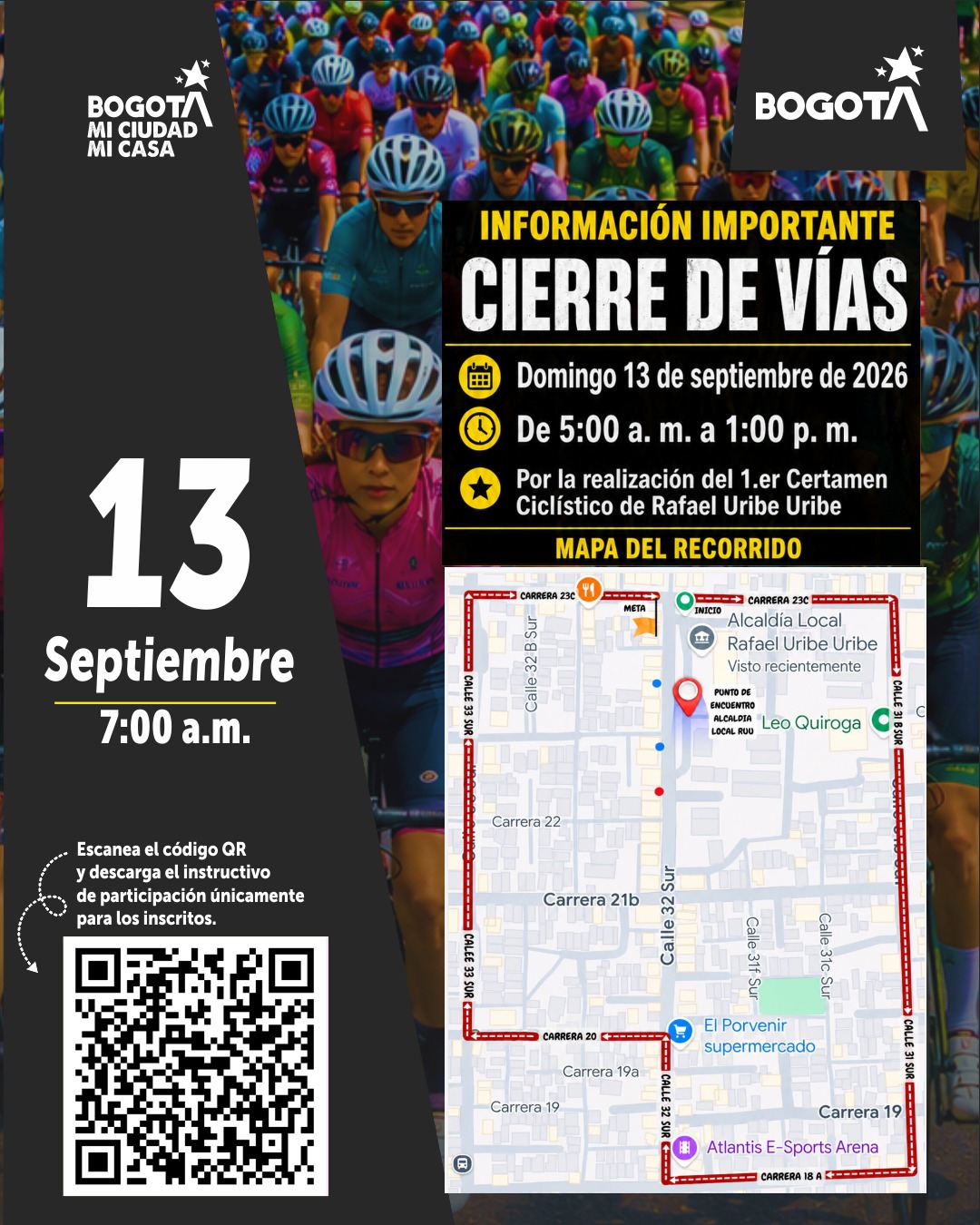 Mapa y código del para el desarrollo del certamen