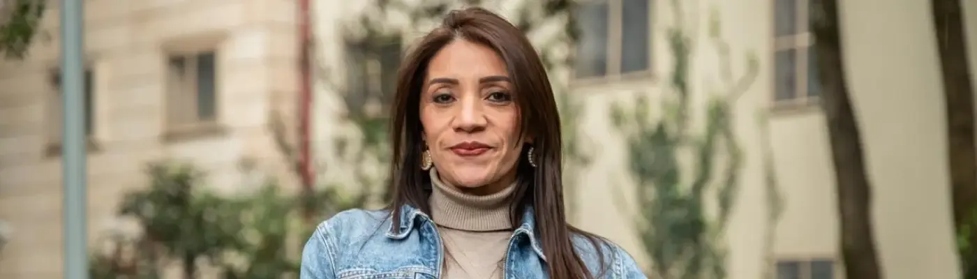 Fotografía de Rubiela González sonriendo