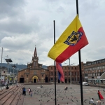 Panorámica de Iglesia del barrio 20 de Julio