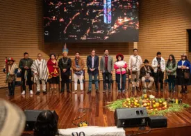 Así fue la posesión de las autoridades de los 14 pueblos indígenas del Consejo Consultivo de Bogotá.