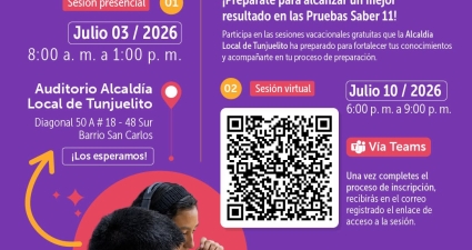 Prepárate para la U: Sesiones vacacionales Saber 11 - 2026