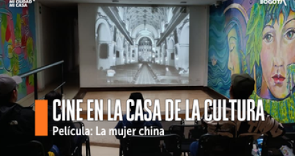 Cinemateca en la casa de la cultura de Barrios Unidos