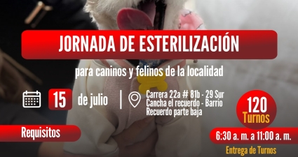 Jornada de esterilización