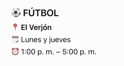 Fútbol en el Verjón 