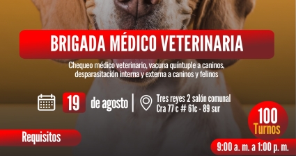Brigada médico veterinaria
