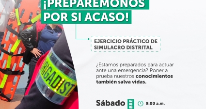 Antonio Nariño, se prepara para un simulacro distrital