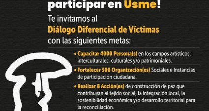 Diálogo Diferencial sector Víctimas de Usme