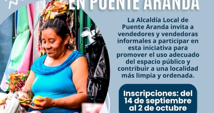 VENDEDORES POR UN ESPACIO PÚBLICO LIMPIO EN PUENTE ARANDA