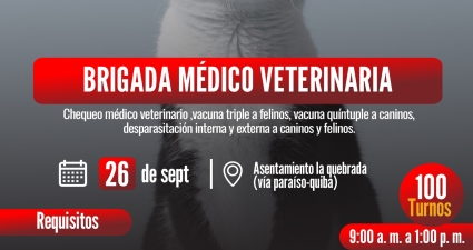 Brigada médico veterinaria