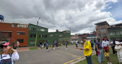 El voleibol reunió a la comunidad de Fontibón