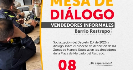Mesa de Diálogo de Vendedores Informales del Restrepo