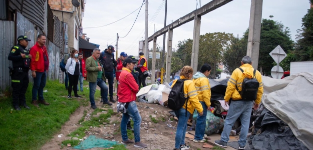 Operativo en espacio publico 