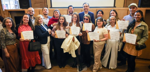 Foto con los participantes reconocidos
