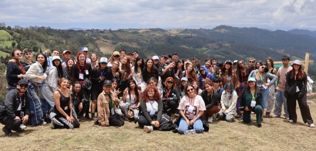 Jóvenes en el cierre de la iniciativa 'Renovarte' en Zipacón