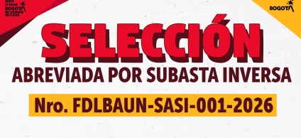 La Alcaldía Local de Barrios Unidos publica proceso 