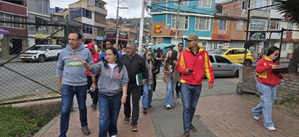 Obras viales se entregaron en Rafael Uribe Uribe en Bogotá