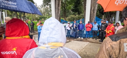 Representantes de entidades del Distrito en Puesto de Mando Unificado en el Parque Nacional