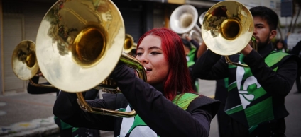Banda musical acompaña la conmemoración del Día de la