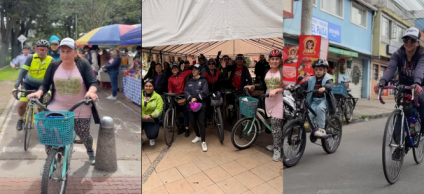 Recorrido en bicicleta por Barrios Unidos promueve movilidad sostenible y hábitos saludables