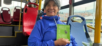 Más de 400 historias comenzaron a rodar en TransMilenio. San Cristóbal celebra el Día del Idioma llevando la lectura a cada trayecto.