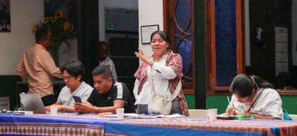 Paulina Majín - coordinadora de la Casa del Pensamiento Indígena