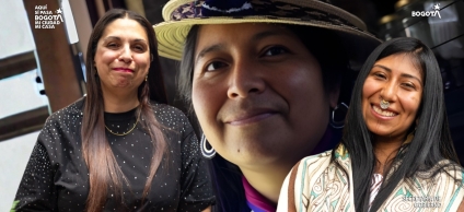 Representantes de los pueblos Misak, Gitano y Muisca de Suba