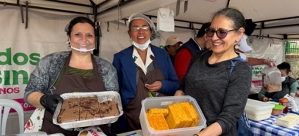 Una pequeña muestra de tres emprendedores de Usme y sus productos en la feria