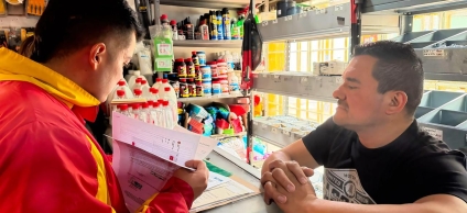 Operativo de inspección fortalece el comercio legal en Los Mártires