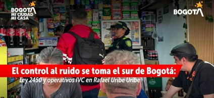 Operativos realizados para el control del ruido en Rafael Uribe Uribe