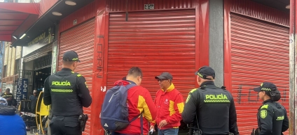 Operativo en Los Mártires