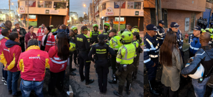 La jornada contó con la participación del equipo de Seguridad de la Alcaldía Local de Barrios Unidos, la Secretaría Distrital de Seguridad, Convivencia y Justicia, la Policía Nacional de Colombia, la Policía de Tránsito y la Secretaría de Movilidad.