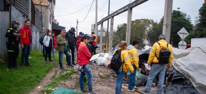 Operativo en espacio publico 