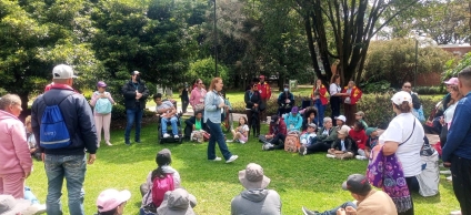 Personas con discapacidad y cuidadores de Kennedy vivieron jornada de bienestar en el Jardín Botánico