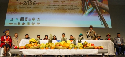 Autoridades de los catorce pueblos indígenas