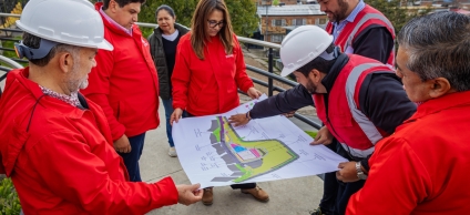Recorrido en Guacamayas comunidad y Alcaldía verifican obras del parque,