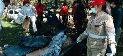 Fotografía de operativo integral en el sector de El Tunal