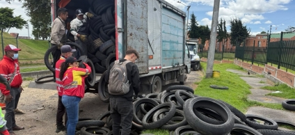 444 llantas menos contaminando nuestras calles. En San Cristóbal seguimos recuperando espacios y construyendo una localidad más limpia.