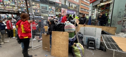 Recuperación del espacio público en San Victorino
