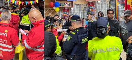 La Alcaldía Local de Barrios Unidos, en articulación con la Policía Nacional y la Secretaría Distrital de Seguridad, adelantó un operativo de Inspección, Vigilancia y Control (IVC) en los barrios Doce de Octubre y Gaitán para verificar el cumplimiento del artículo 87 de la Ley 1801 de 2016