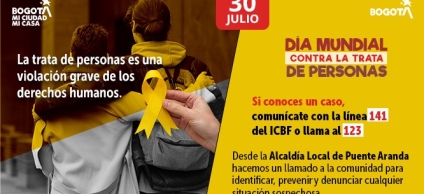 Puente Aranda fortalece la prevención de la trata de personas a través de acciones de sensibilización y promoción de derechos