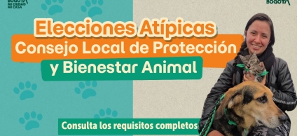 Aviso convocatoria para elecciones del Consejo Local de Protección y Bienestar Animal de Barrios Unidos 2026