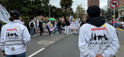 Equipo dialogo en movilizacion