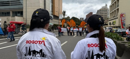 Gestoras de díalogo en manifestaciones por la carrera séptima