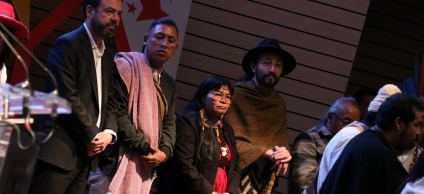 Posesión de gobernadores de pueblos del consejo consultivo distrital